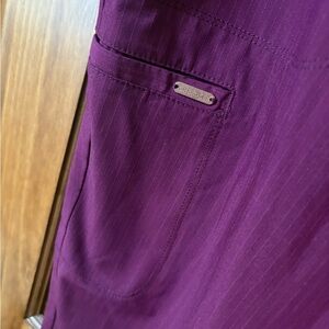 Cherokee Deep Purple Scrub Pants